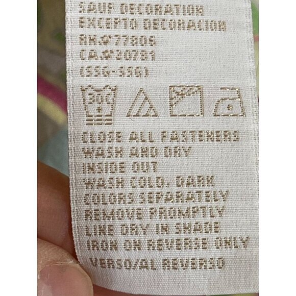 Tommy Hilfiger Top Women XL Pink Floral Tropical Summer Boho Western Retro 80s - Picture 8 of 10